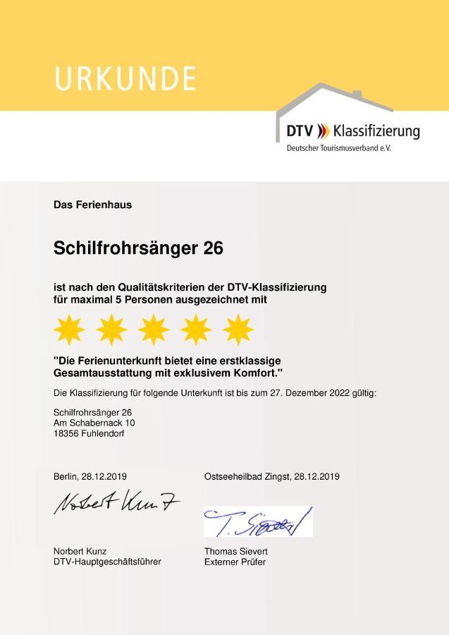 Fuhlendorf  Ferienhaus Schilfrohrsaenger 26 מראה חיצוני תמונה